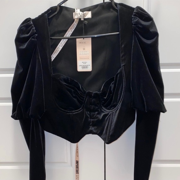 House Of CB Velvet Top - Picture 2 of 4